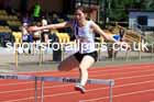 Womens hurdles, 2024 NE Masters Track and Field Champs., Monkton Stadium, Jarrow.  Photo: David T. Hewitson/Sports for All Pics